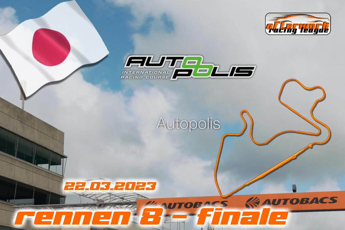 🇯🇵 Saison 17 Finale -  Rennen 8: Autopolis