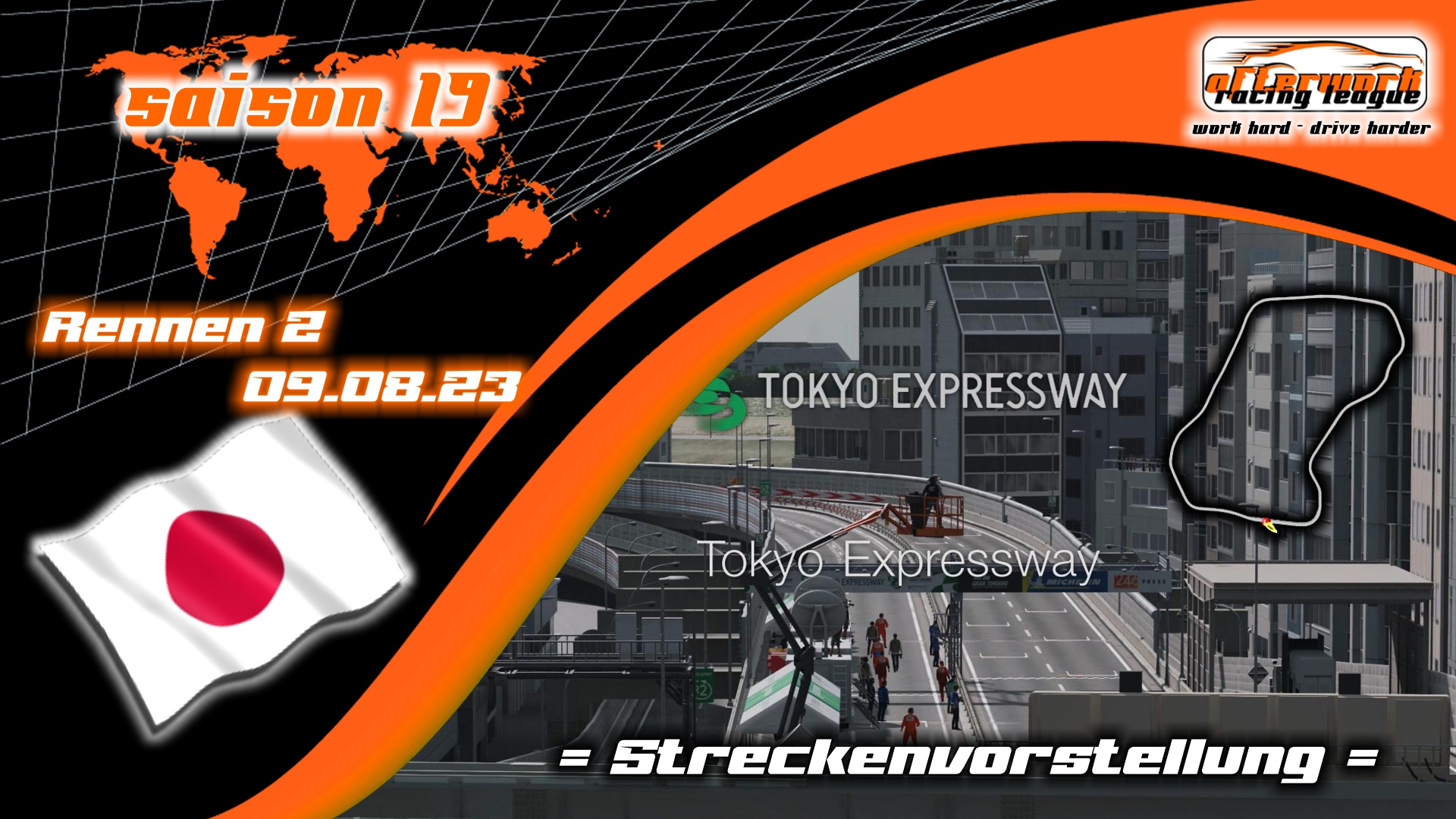 🇯🇵 Rennen 2 🌧️ - 09.08.: Tokyo Expressway - Mitte 🇯🇵